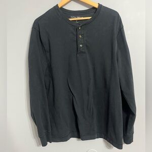 Saddlebred Men’s large black Hendley long sleeve shirt